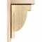 Ekena Millwork Alpine Rough Sawn Corbel w/Backplate, Douglas Fir, 6"W x 8"D x 12"H COR06X08X12ALP01RDF - alternate 4